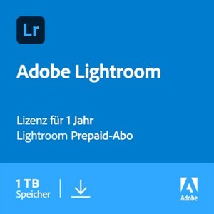 Adobe Lightroom Creative Cloud DE 1 Jahr Abo Download, Aktion: Sparen Sie 35EUR*