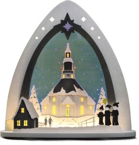 Weigla Lichterbogen »Seiffener Kirche«, in 3D Optik