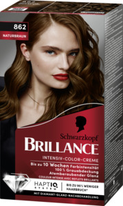 Schwarzkopf Brillance Intensiv-Color-Creme Farbe Nr. 862 Naturbraun