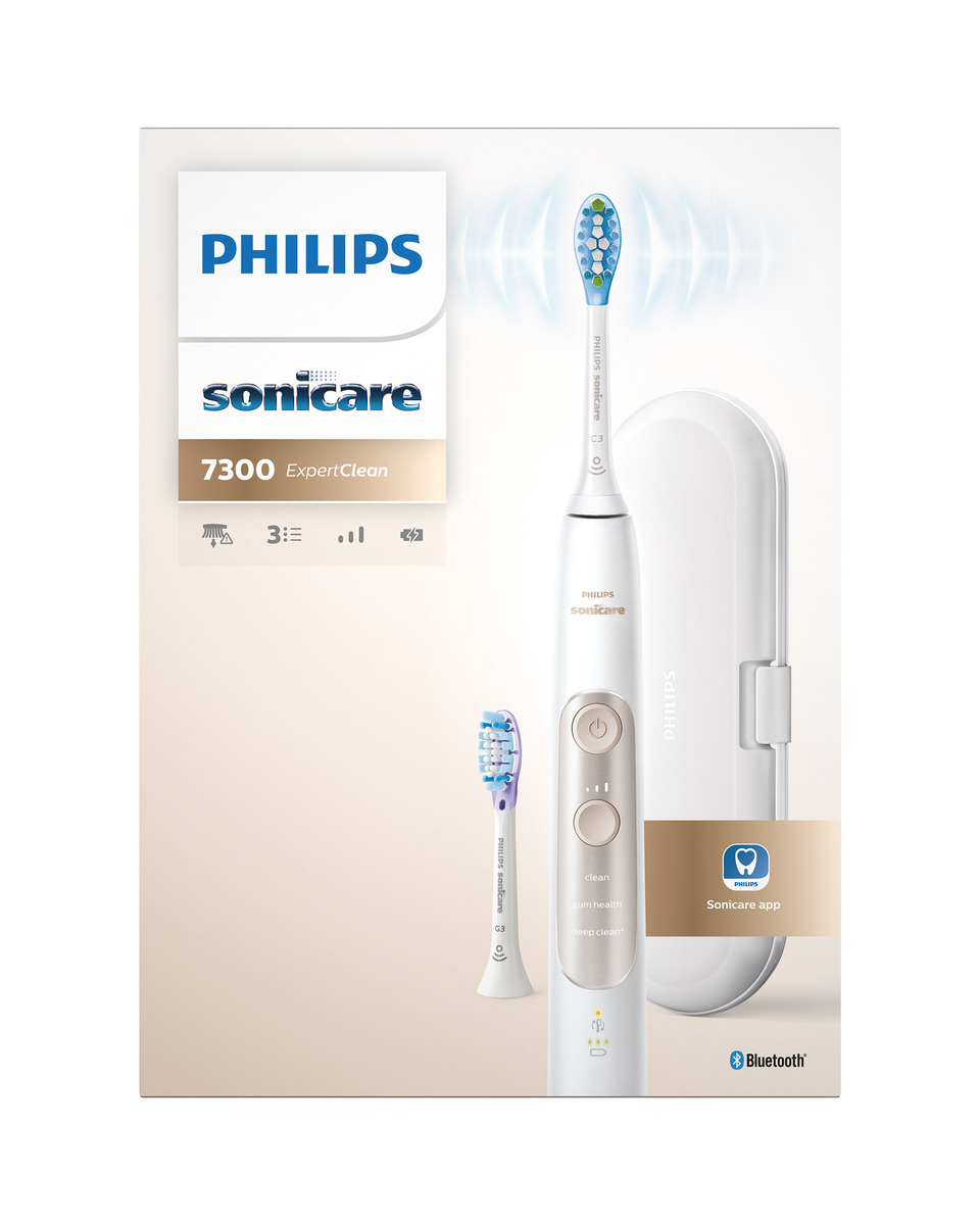 Bild 1 von PHILIPS Elektrische Schallzahnbürste mit App ExpertClean 7300