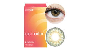 Clearcolor™ Colorblends - Green Farblinsen Sphärisch 2 Stück unisex