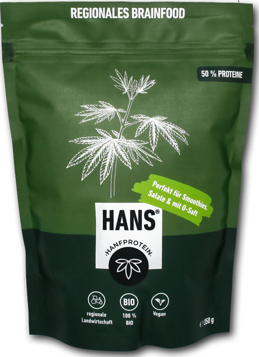 Bild 1 von HANS Brainfood Bio Hanfprotein