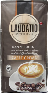 LAUDATIO KAFFEEGENUSS Ganze Bohne Caffè Crema