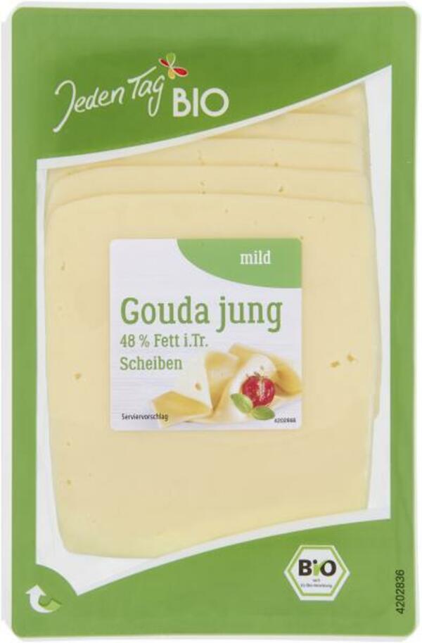 Bild 1 von Jeden Tag Bio Gouda jung in Scheiben