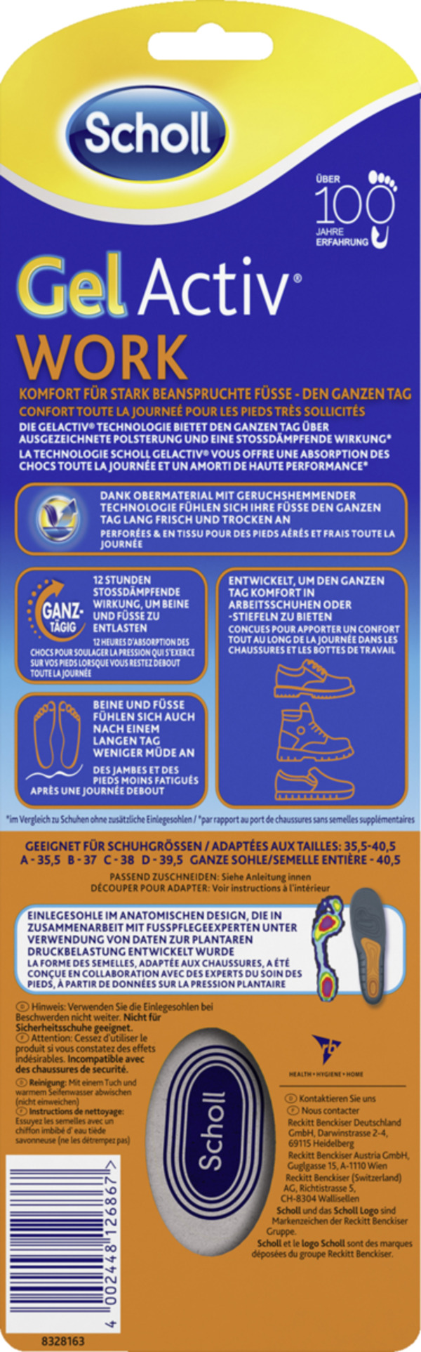 Bild 2 von Scholl GelActiv Einlegesohlen Sport Women