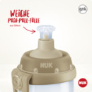 Bild 4 von NUK Junior Cup mit Push-Pull Tülle und Chamäleon Effekt 300 ml, Rosa/Hellrosa