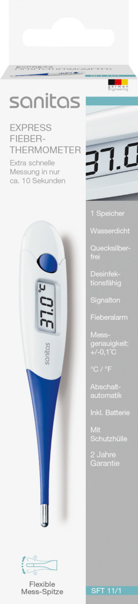 Bild 1 von Sanitas Fieberthermometer SFT 11/ 1
