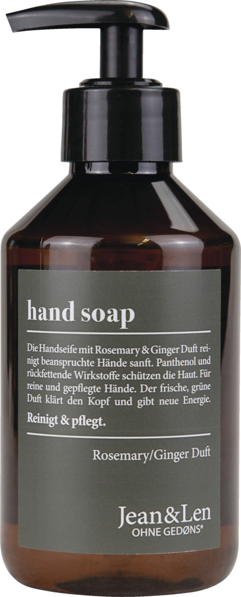 Bild 1 von Jean&Len Handseife Rosemary & Ginger