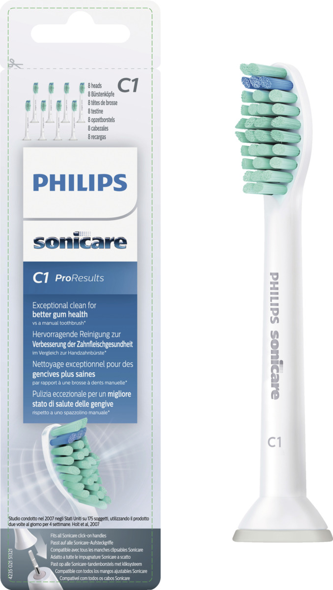Bild 1 von PHILIPS sonicare ProResults Aufsteckbürsten standard HX6018/07