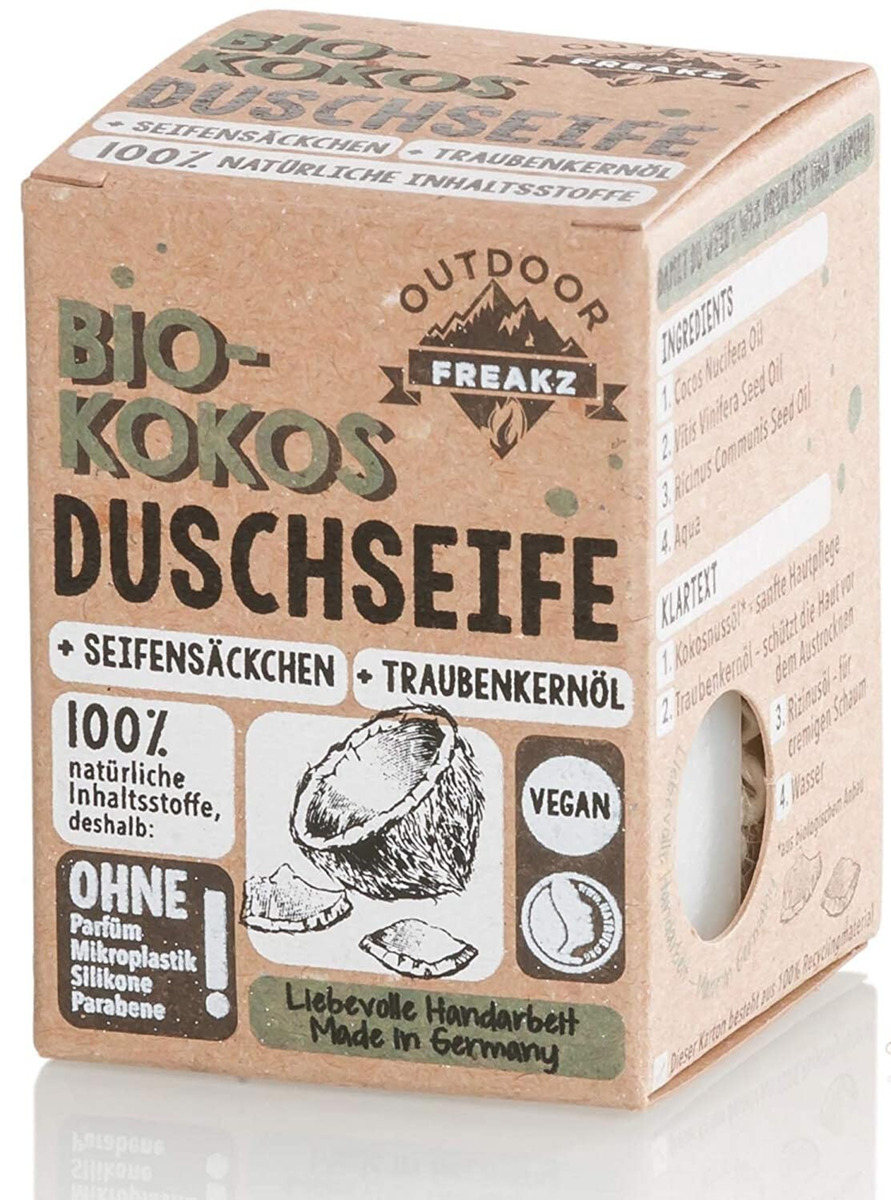 Bild 1 von Outdoor Freakz Bio-Kokos Duschseife