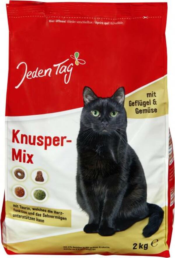 Bild 1 von Jeden Tag Katze Knusper-Mix mit Geflügel & Gemüse