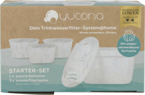 Yucona Wasserfilter Starter-Kit 4-tlg.