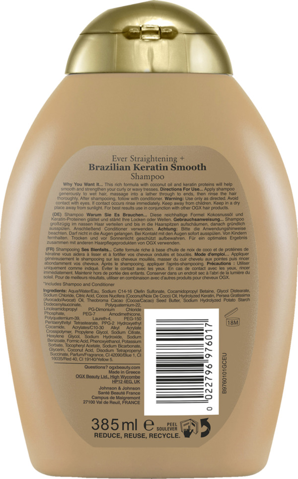 Bild 2 von ogx Brazillian Keratin Shampoo