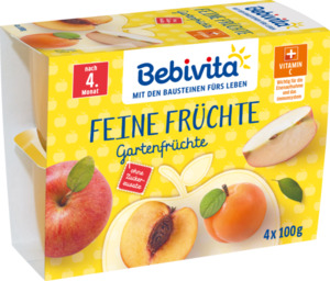 Bebivita 
            Feine Früchte: Gartenfrüchte