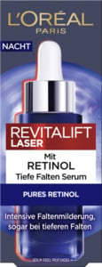 L’Oréal Paris Revitalift Laser Anti-Falten Nacht Serum mit Purem Retinol