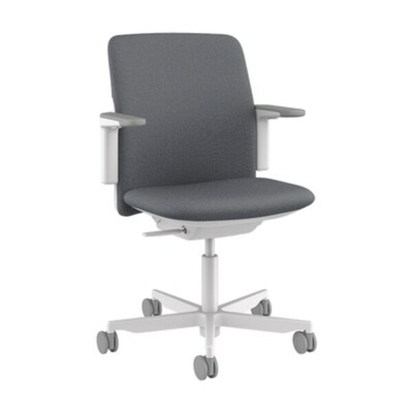 Bild 1 von Humanscale Path Chair Schreibtischstuhl mit harten Rollen, Storm