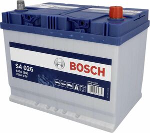 Bosch Starterbatterie S4, Asia-Typ 70 Ah, 630 A