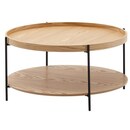 Bild 1 von Couchtisch rund 78 cm Eiche-Dekor/Schwarz