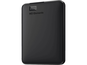 WD Elements™ Festplatte, 4 TB HDD, 2,5 Zoll, extern, Schwarz