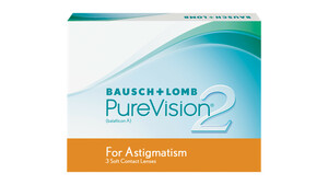 PureVision® 2 HD for Astigmatism Monatslinsen Torisch 3 Stück unisex
