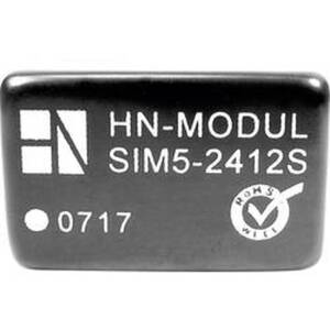 HN Power SIM5-0512S DC/DC-Wandler, Print 5 V/DC 12 V/DC 250 mA 3 W Anzahl Ausgänge: 1 x