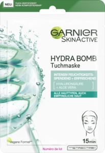 Garnier SkinActive Hydra Bomb Tuchmaske intensiv feuchtigkeitsspendend + erfrischend