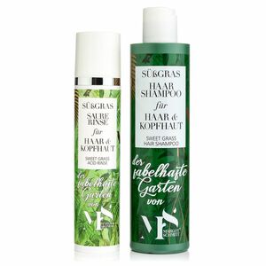 MARGOT SCHMITT® Fabelhafter Garten Süßgras Shampoo 250ml & Saure Rinse 100ml
