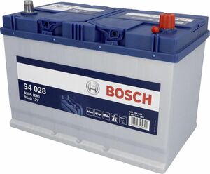 Bosch Starterbatterie S4, Asia-Typ 95 Ah, 830 A Maße: 306 x 173 x 225 mm (L x B x H)