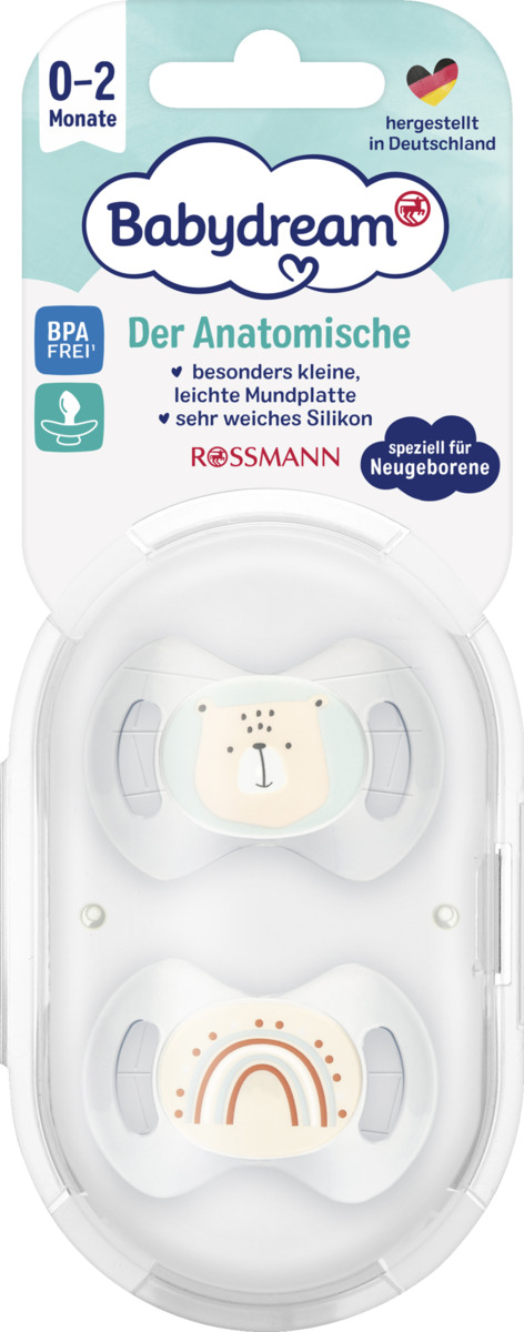 Bild 1 von Babydream Beruhigungssauger anatomisch Silikon 0-2 Monate