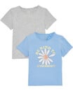 Bild 1 von Doppelpack T-Shirts, 2er-Pack, Kiki & Koko, grau/blau