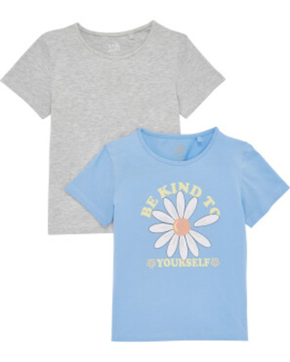 Bild 1 von Doppelpack T-Shirts, 2er-Pack, Kiki & Koko, grau/blau