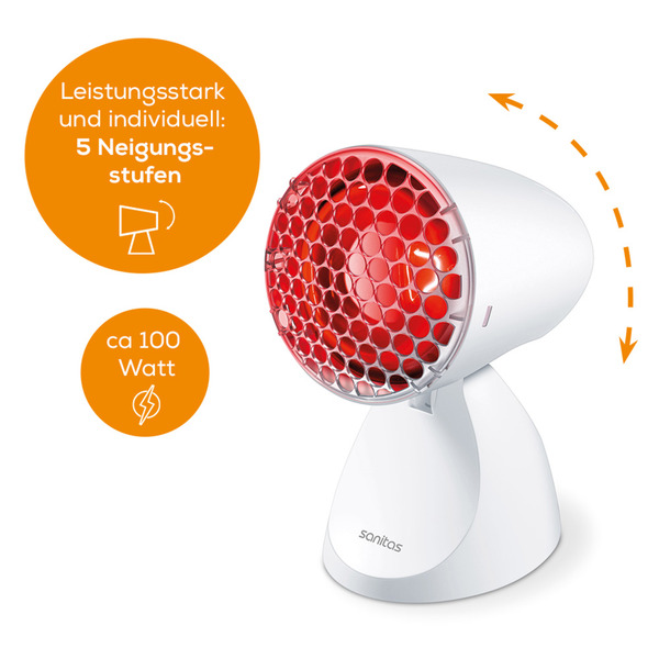 Bild 2 von Rossmann Ideenwelt             Sanitas Rotlichtlampe SIL 06