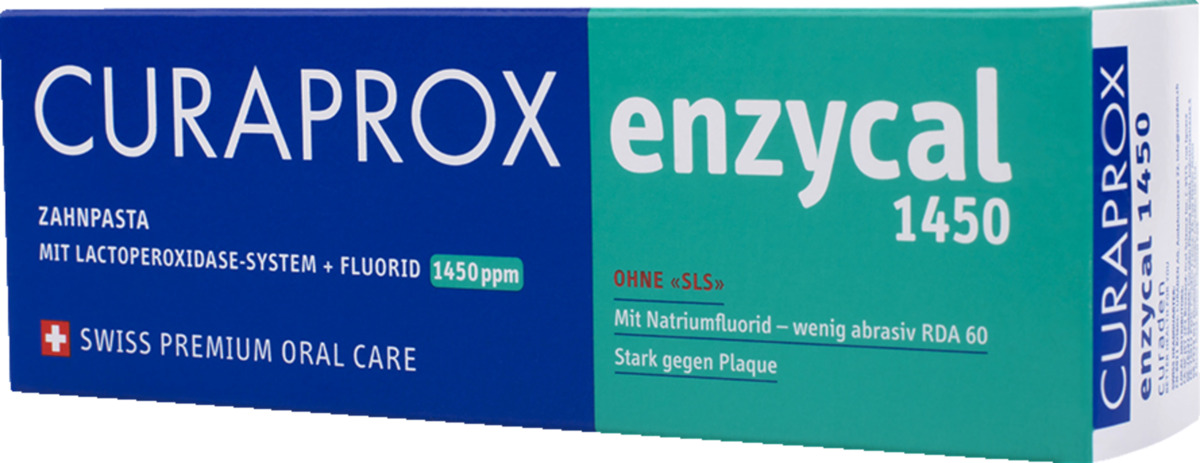 Bild 1 von Curaprox Zahnpasta Enzycal 1450 ppm