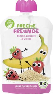 erdbär 
            Bio Freche Freunde Banane, Erdbeere & Quinoa