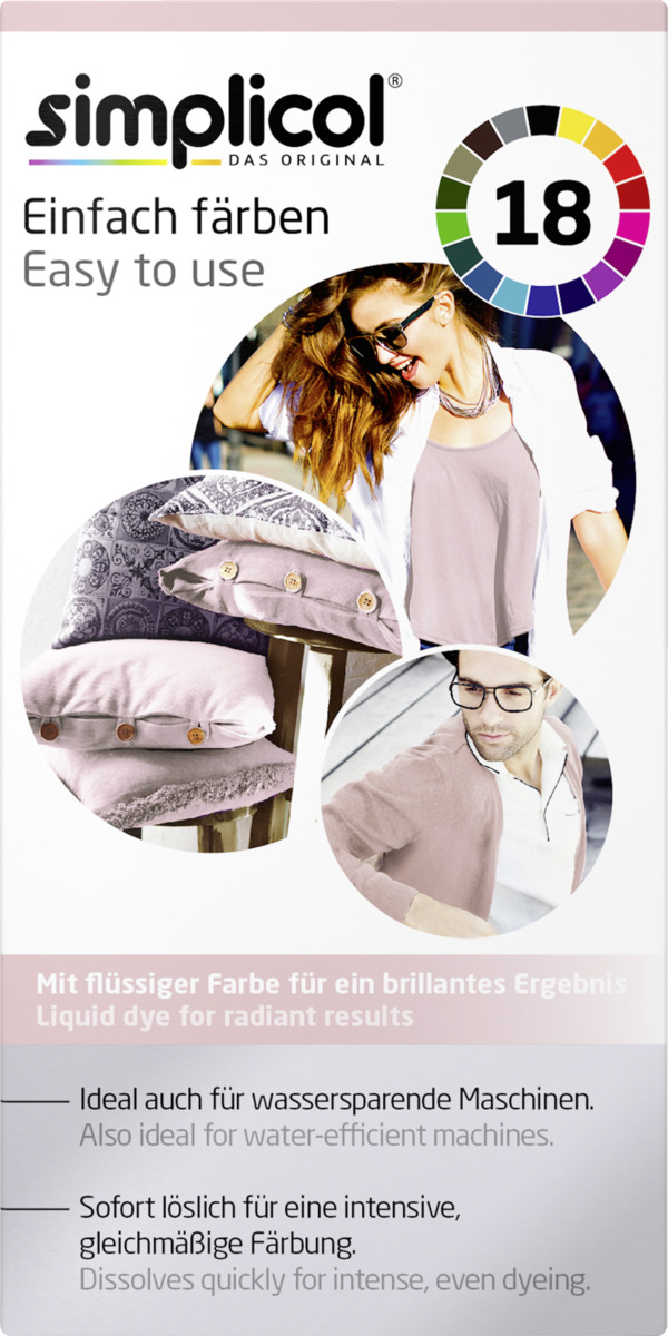Bild 2 von simplicol Textilfarbe intensiv Rosa Magnolia
