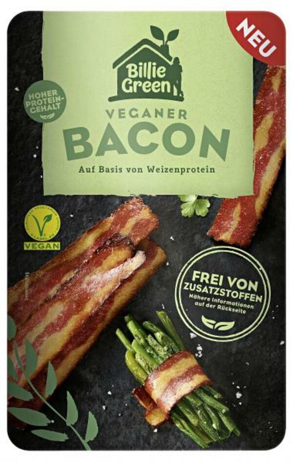 Bild 1 von Billie Green veganer Bacon in Scheiben