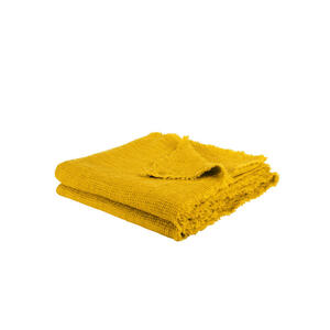 Zoeppritz Plaid 130/180 cm currygelb  100350 Honeybee  Textil
