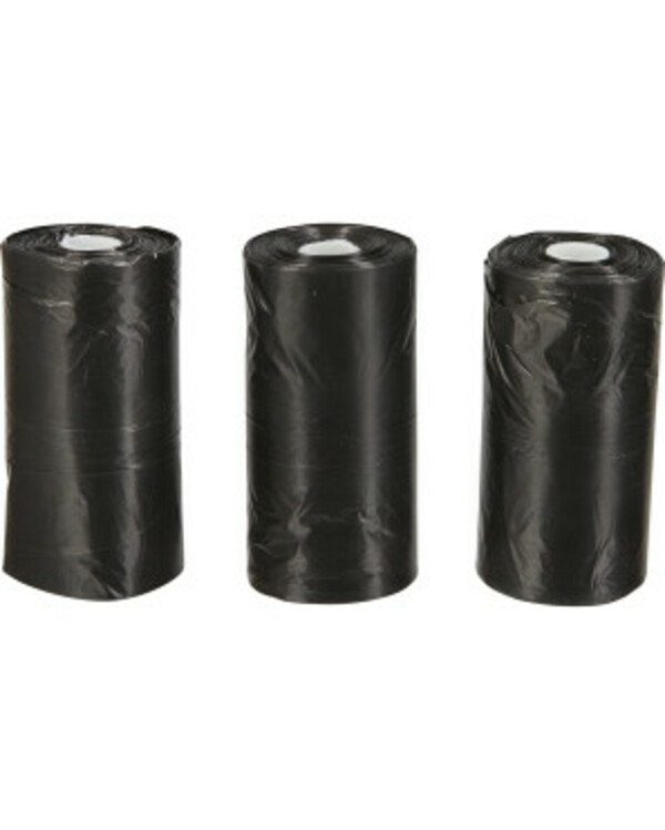 Bild 1 von Praktische Hundekotbeutel, 60er-Pack, schwarz glänzend