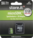 Bild 1 von store.it STORE.IT microSDHC-Card 32 GB + Adapter