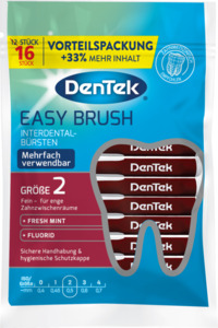 DenTek Easy Brush ISO 2 Bonus-Pack