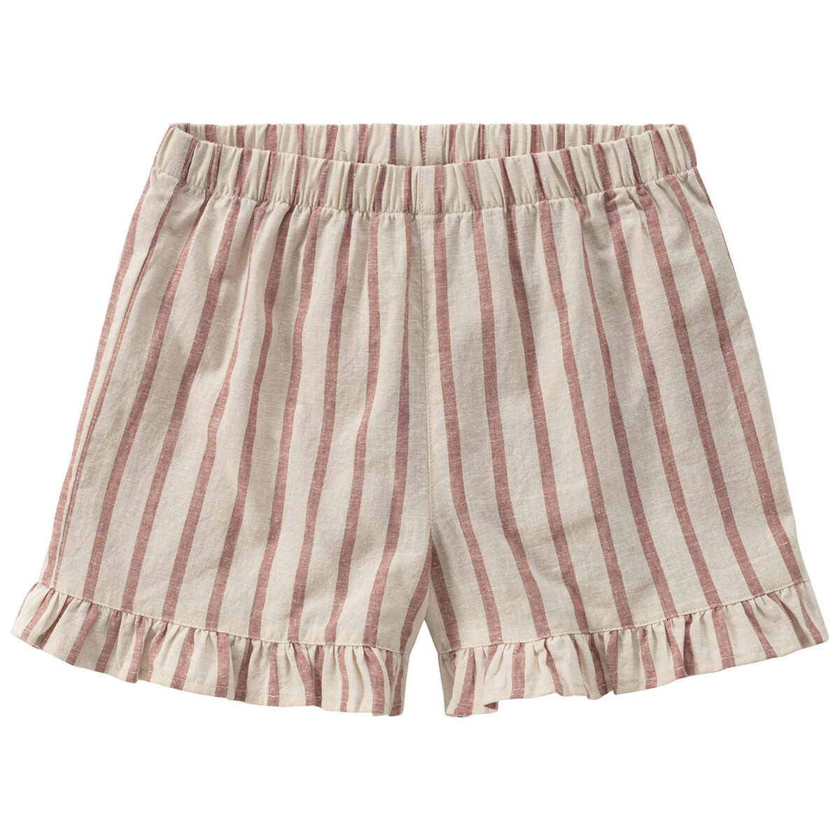Bild 1 von Mädchen Shorts aus Leinen-Mix BEIGE / ROSA