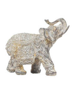 Schimmernder Deko-Elefant, ca. 14,5 x 7 x 10 cm, braun