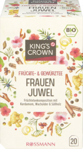 KING'S CROWN Bio Früchte- und Gewürztee Frauenjuwel