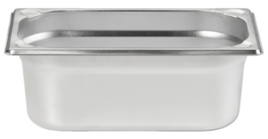 METRO Professional Behälter, GN, Edelstahl 1/4, 100 mm, 14/1