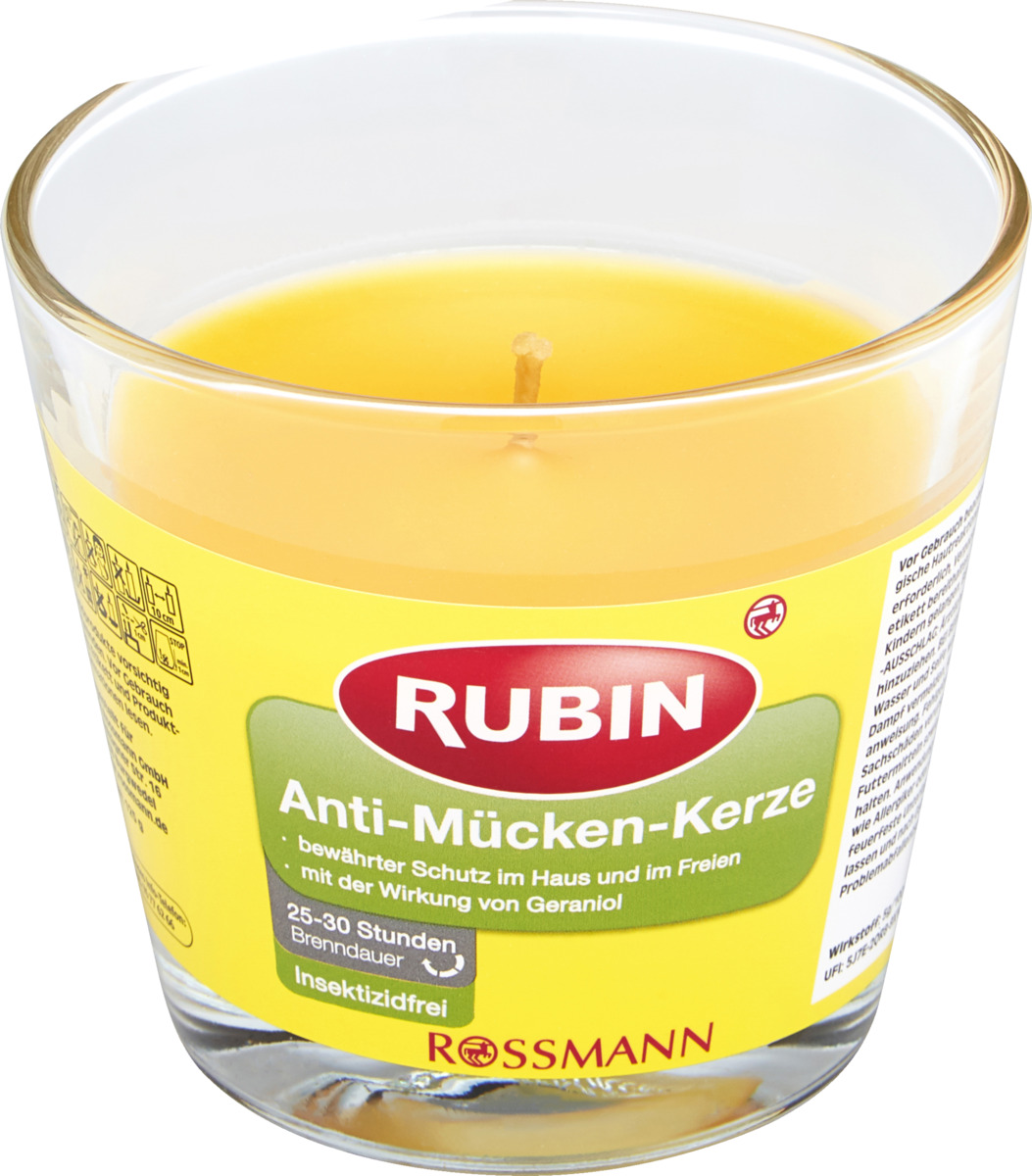 Bild 2 von RUBIN Anti-Mücken-Kerze