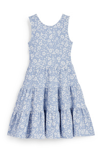 C&A Kleid-geblümt, Blau, Größe: 92
