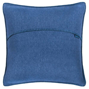 Zoeppritz Kissenhülle blau 50/50 cm  703291 Soft-Fleece  Textil