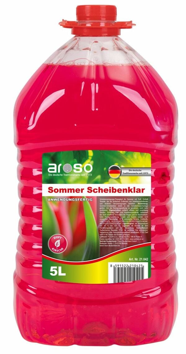 Bild 1 von aroso Scheibenreiniger Sommer Kirsche
, 
5 l, gebrauchsfertig