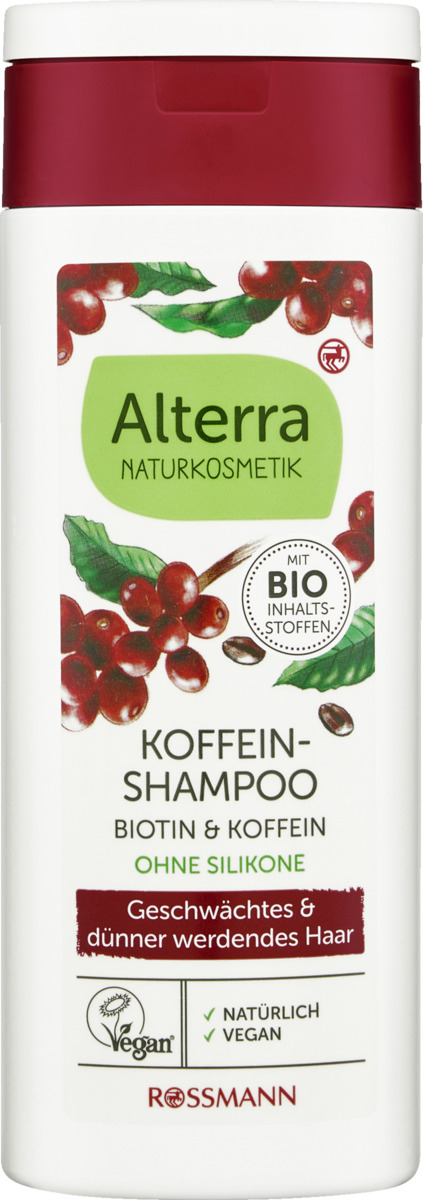 Bild 1 von Alterra Koffein-Shampoo Biotin & Koffein 0.85 EUR/ 100 ml