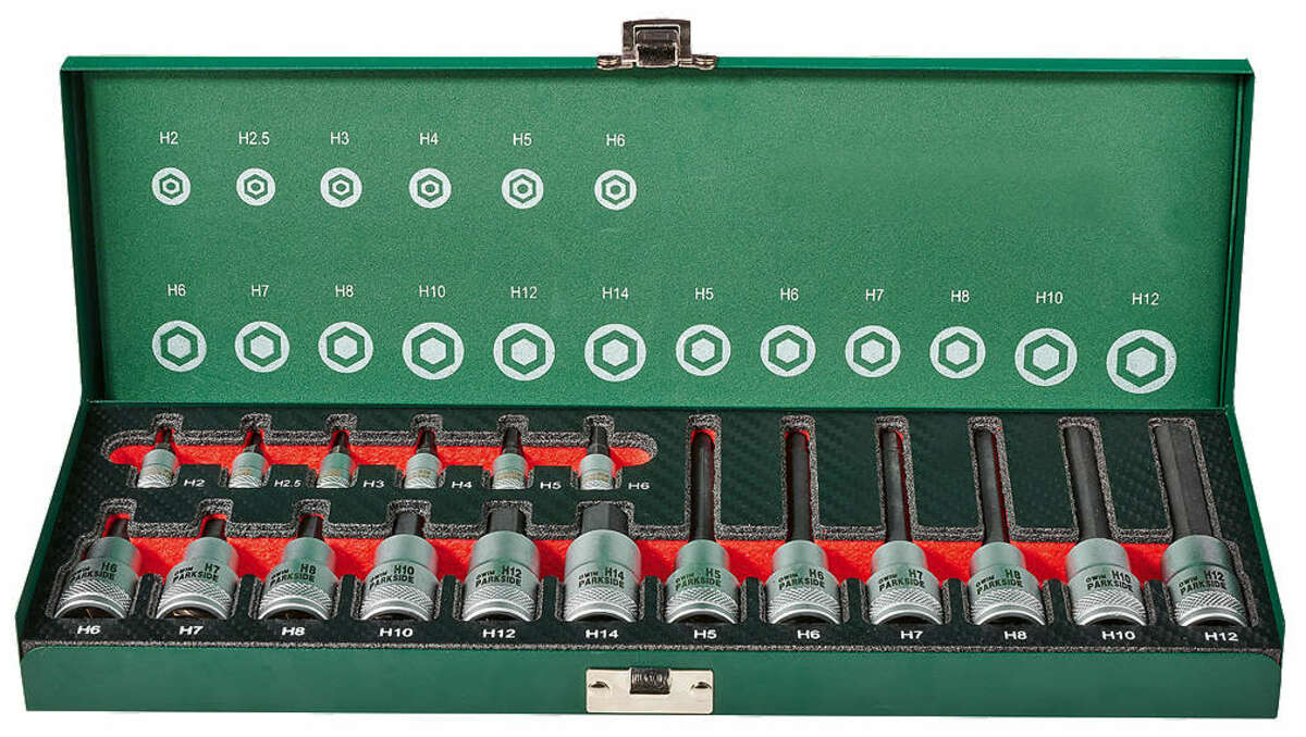 Bild 1 von PARKSIDE® HEX-Bit-Steckschlüsselsatz